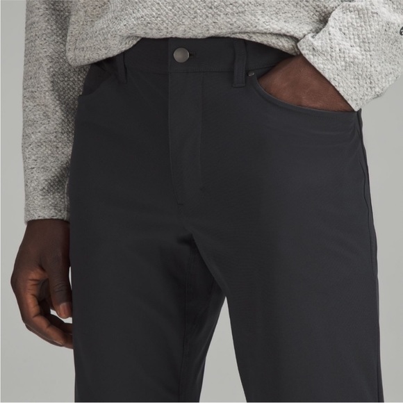 EUC Lululemon Mens ABC Classic-Fit Pant 30" Inseam Dark Gray 4 pockets Sz 38 - Picture 3 of 13